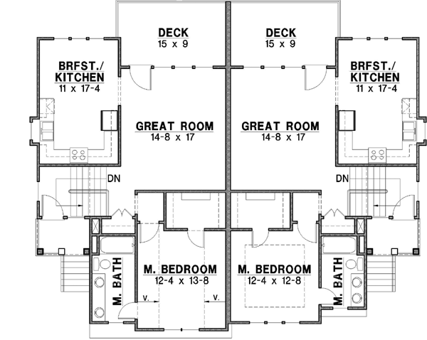 Upper/Second Floor Plan: 21-657