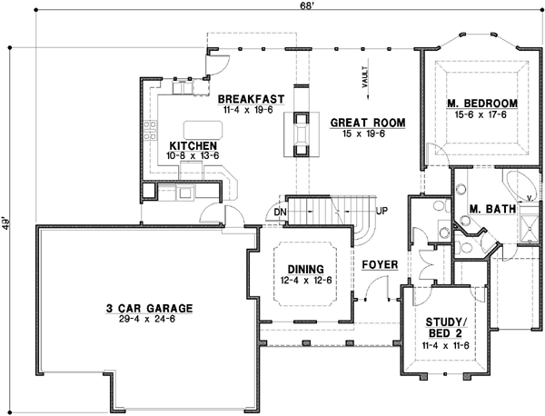 Main Floor Plan: 21-659