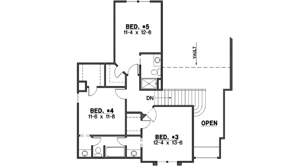 Upper/Second Floor Plan: 21-659