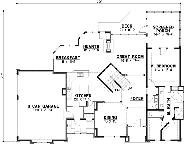 Main Floor Plan: 21-660