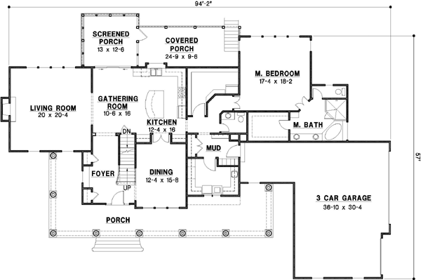 Main Floor Plan: 21-661