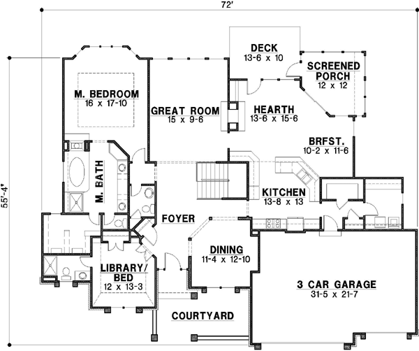 Main Floor Plan: 21-662