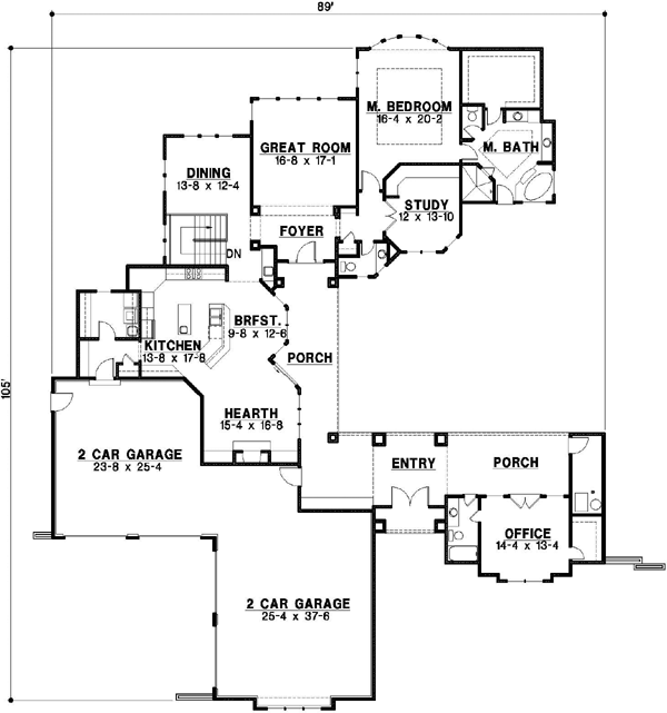 Main Floor Plan: 21-663