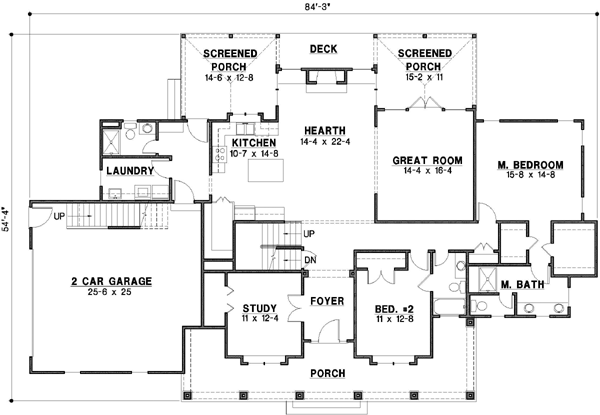 Main Floor Plan: 21-665