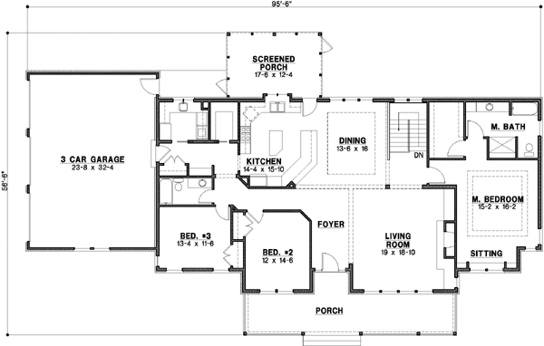 Main Floor Plan: 21-666