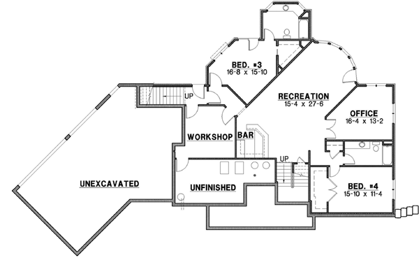 Lower Floor Plan: 21-668