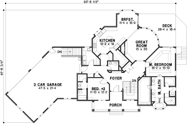Main Floor Plan: 21-668