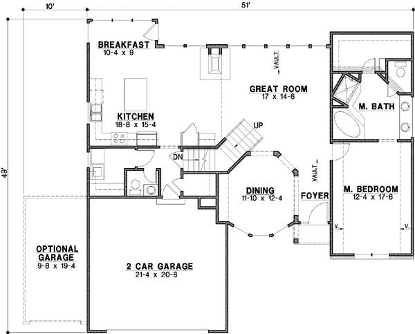 Main Floor Plan: 21-669