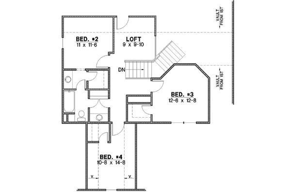 Upper/Second Floor Plan: 21-669