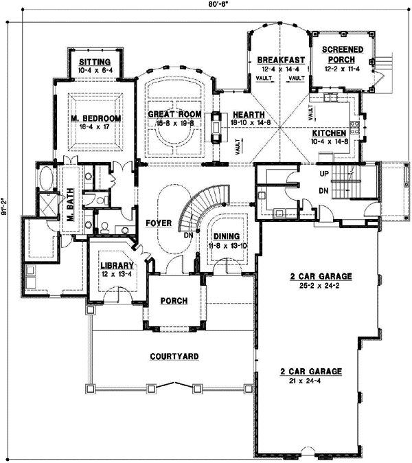 Main Floor Plan: 21-673