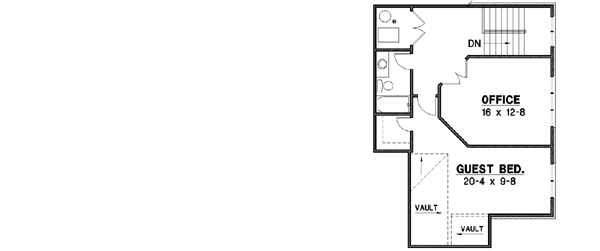 Upper/Second Floor Plan: 21-673