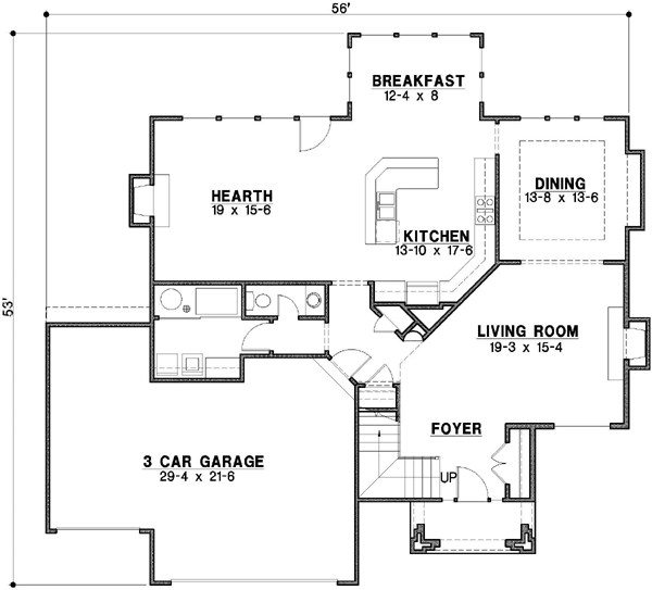 Main Floor Plan: 21-674