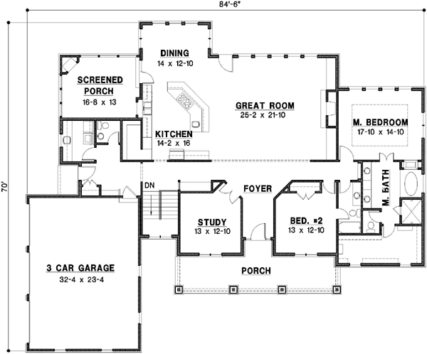 Main Floor Plan: 21-675