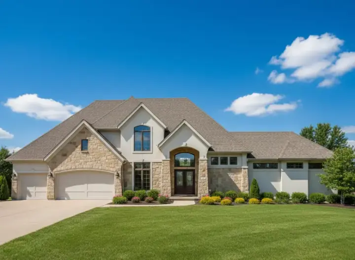 Traditional house plans 21-677 - front exterior, 3,709 sq ft, 4 bed, 3 bath house plans | Monster House Plans