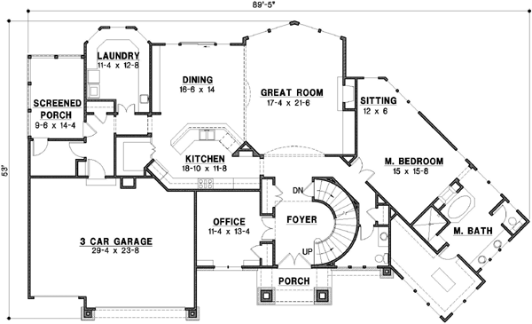 Main Floor Plan: 21-677
