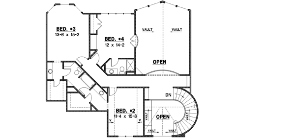 Upper/Second Floor Plan: 21-677