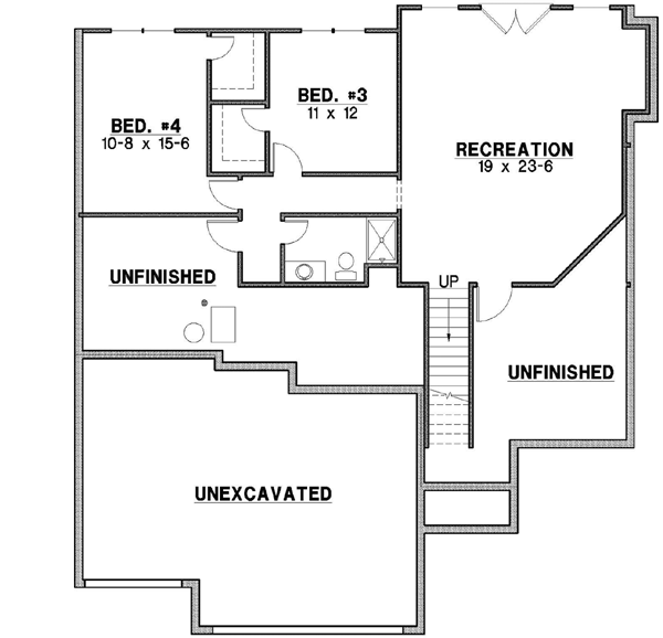 Lower Floor Plan: 21-678