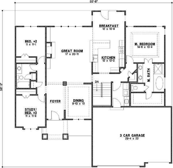 Main Floor Plan: 21-679