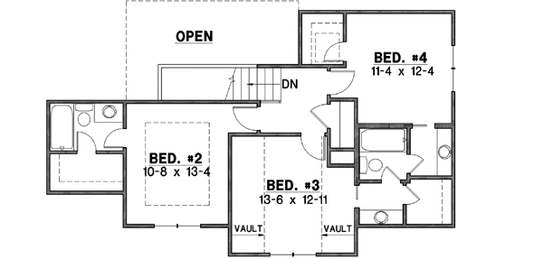 Upper/Second Floor Plan: 21-681