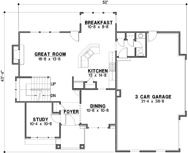 Main Floor Plan: 21-683