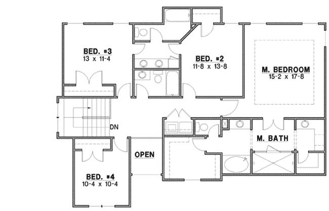 Upper/Second Floor Plan: 21-683