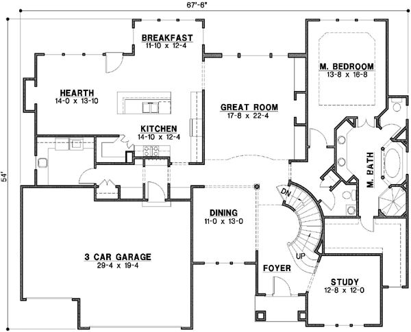 Main Floor Plan: 21-686