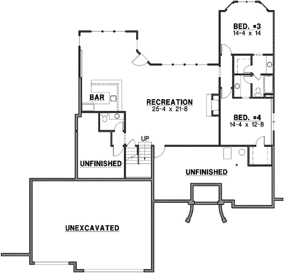Lower Floor Plan: 21-687