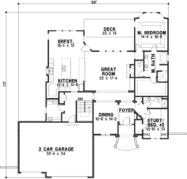 Main Floor Plan: 21-687