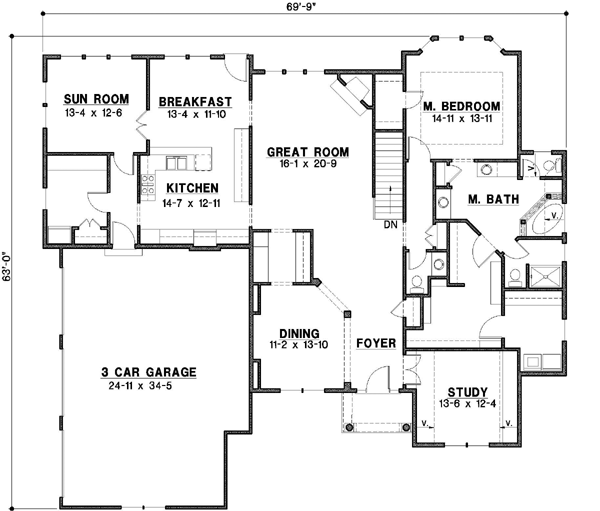 Main Floor Plan: 21-688