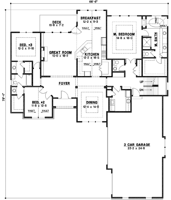 Main Floor Plan: 21-689