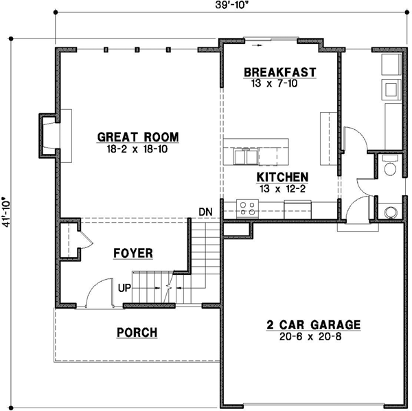 Main Floor Plan: 21-692