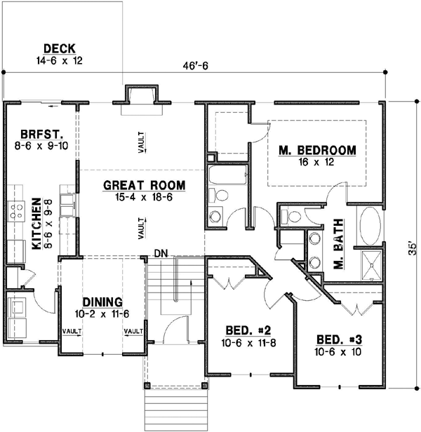 Main Floor Plan: 21-693