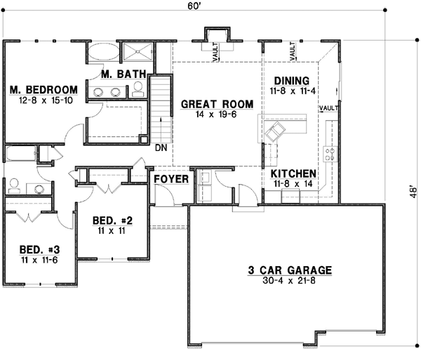 Main Floor Plan: 21-694