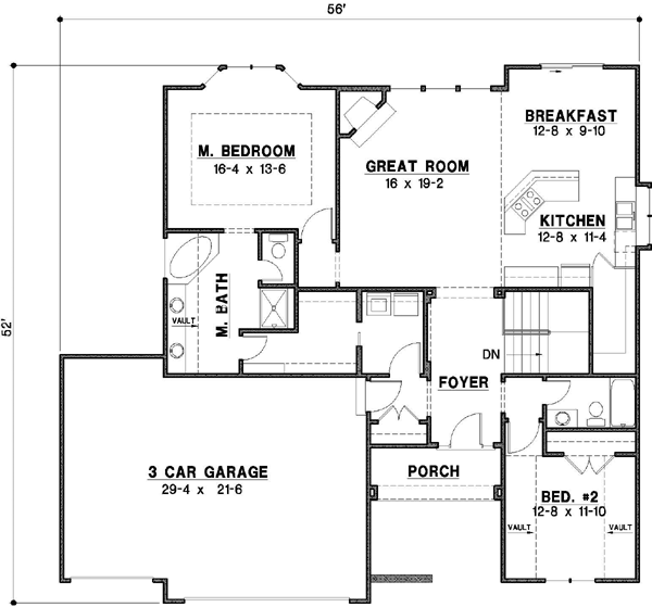 Main Floor Plan: 21-695