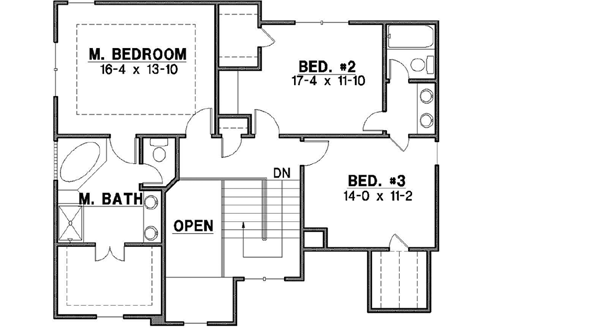 Upper/Second Floor Plan: 21-699