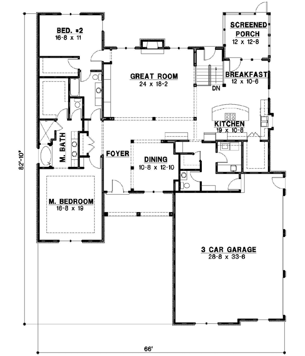 Main Floor Plan: 21-700