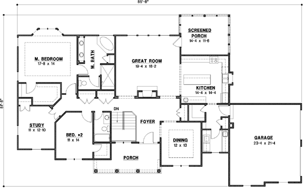 Main Floor Plan: 21-702