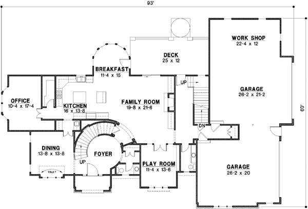 Main Floor Plan: 21-703