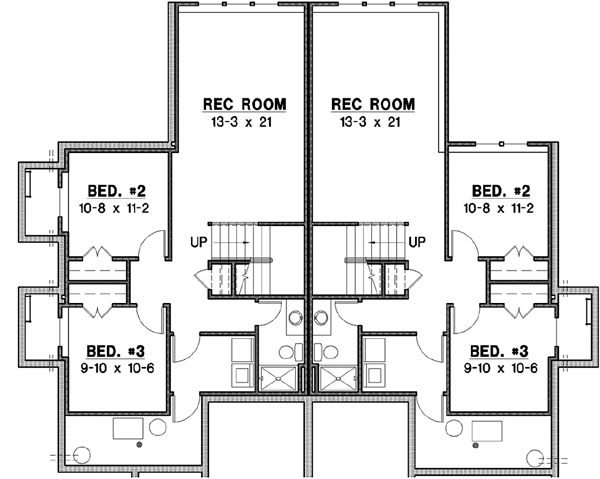 Lower Floor Plan: 21-707