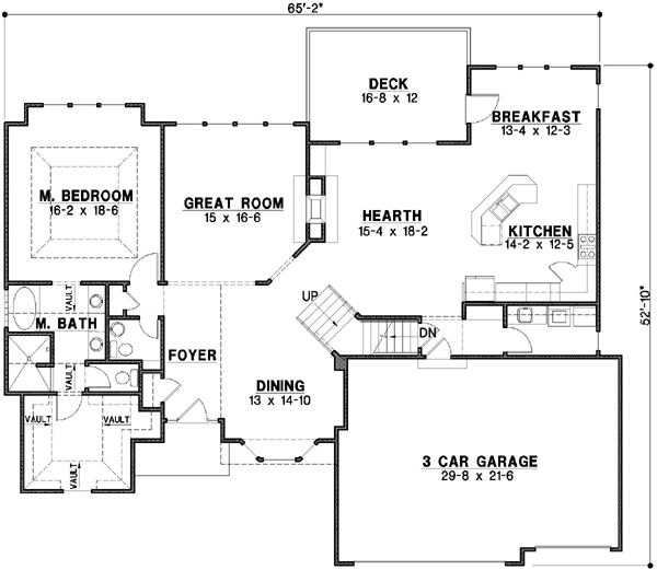 Main Floor Plan: 21-709