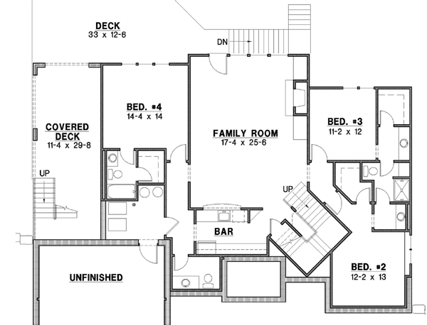 Lower Floor Plan: 21-710