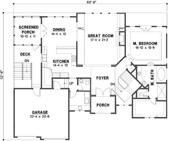 Main Floor Plan: 21-710