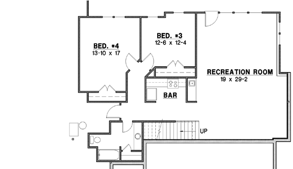 Lower Floor Plan: 21-711