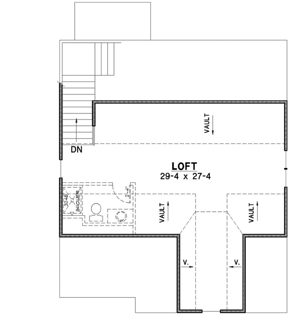 Upper/Second Floor Plan: 21-714