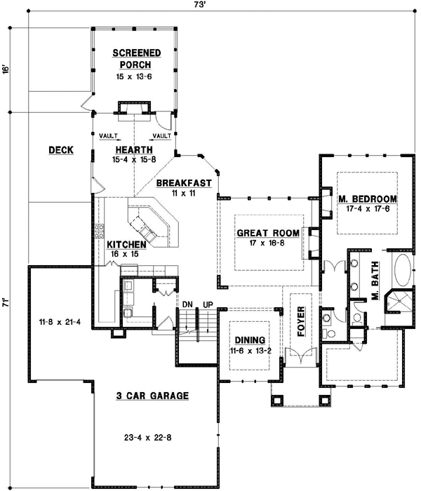 Main Floor Plan: 21-715