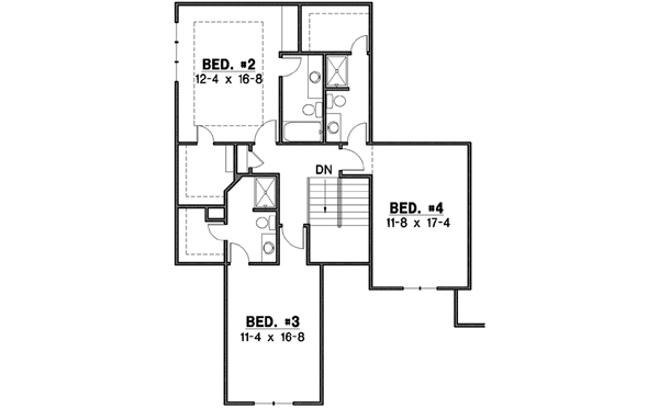 Upper/Second Floor Plan: 21-715