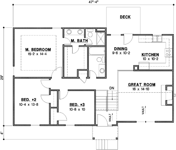 Main Floor Plan: 21-718