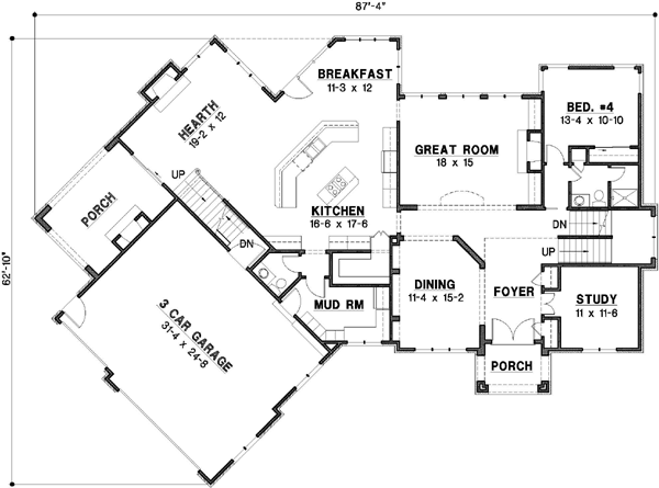 Main Floor Plan: 21-719