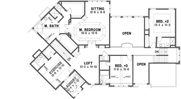Upper/Second Floor Plan: 21-719