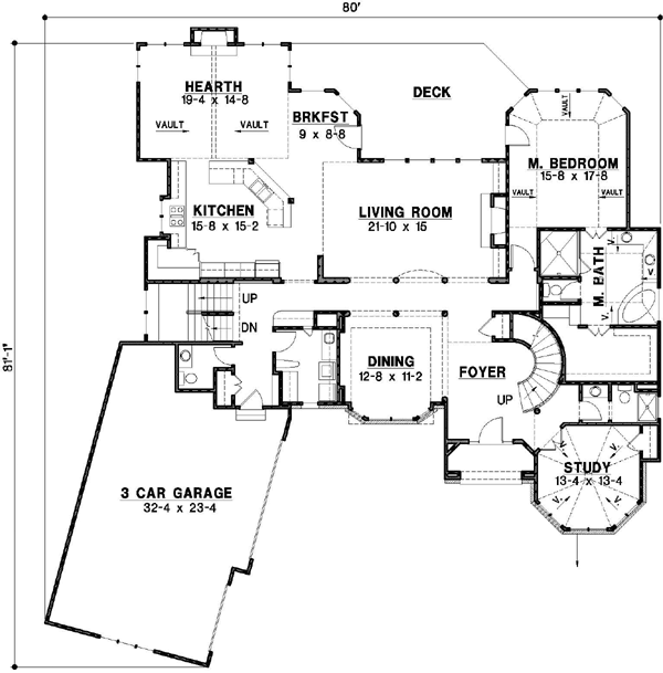 Main Floor Plan: 21-720